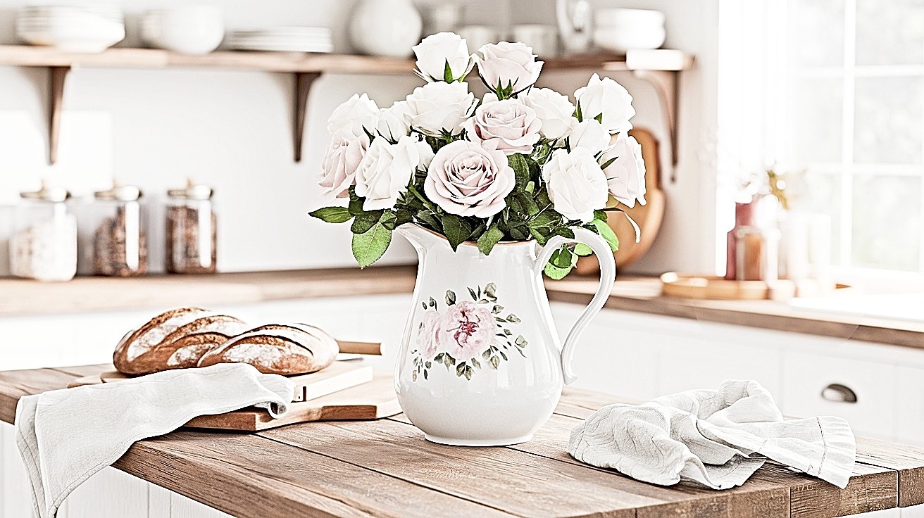 Farmhouse Roses Styling Roses for Farmhouse Charm in Every Room - homeflowerdesign.com