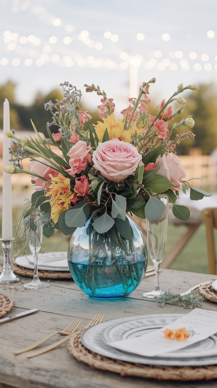 Boho-Rustic Tropical Rose Ideas for Outdoor Celebrations ...